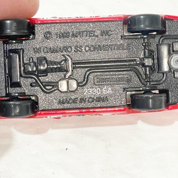 Coca Cola Vintage‎ 1998 Polar Bears Camaro SS Convertible Red Coke Car Toy - Picture 3 of 3